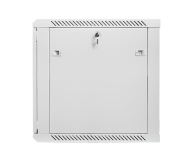 LANBERG Szafa instalacyjna wisząca 19'' 12U 600X600mm szara (drzwi szklane) WF01-6612-10S - 455394 - zdjęcie 5